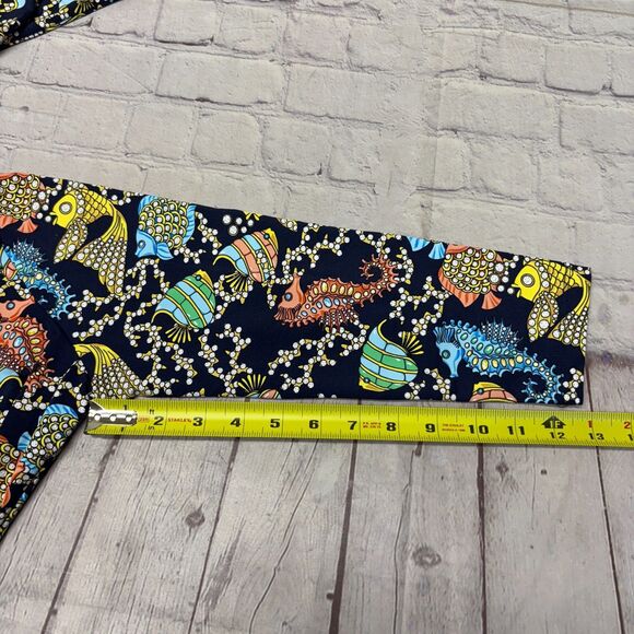 J McLaughlin 3/4 Sleeve Tee T-Shirt Top Size Small Catalina Cloth Fish C056 -11 - Picture 5 of 15